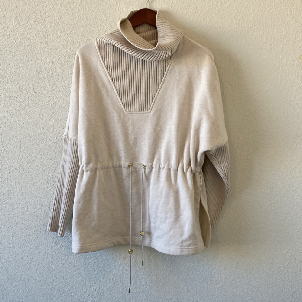 Varley Suffolk Longline Turtleneck Sweatshirt - Picture 5 of 8